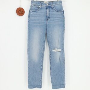 Madewell The Perfect Vintage High Rise Jeans Destroyed Edition Size 26 NWT ND500